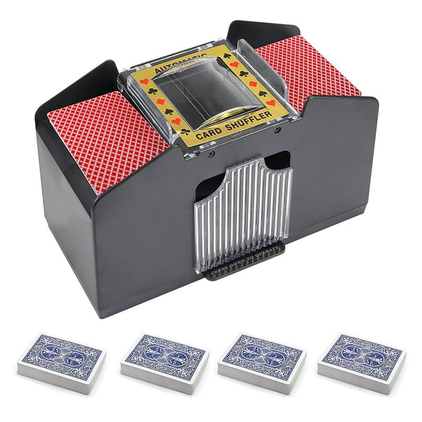 Automatic Card Shuffler Machine 2 IN 1 Dealing Playing Cards Fast And Easy